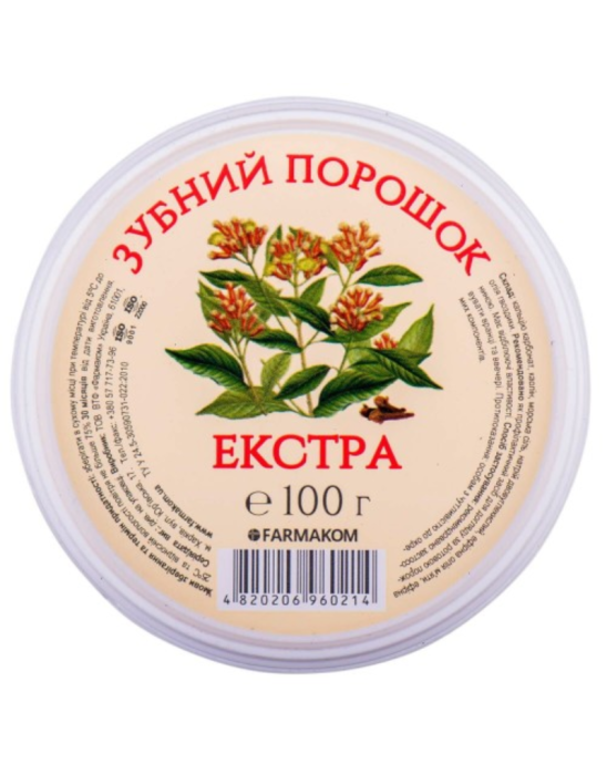 Proszek do oczyszczania zębów ekstra mocny 100 g | Farmakom