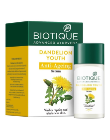 Odmładzająe serum do twarzy z mniszkiem 40 ml | Biotique