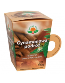 Herbata owocowo-ziołowa cynamonowa podróż 100 g |Natura Wita