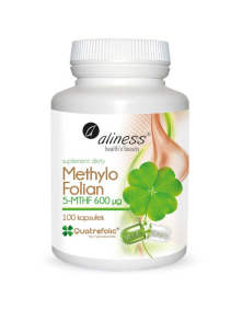 Methylo folian 5-MTHF 600 ug 100 kaps | Aliness