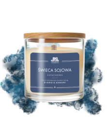 Świeca sojowa inspirowana zapachem Giorgio Armani 155 g | Big Nature