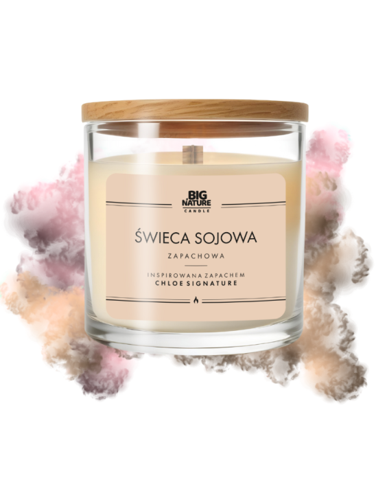 Świeca sojowa inspirowana zapachem Chloe Signature 155 g | Big Nature