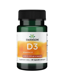 Witamina D3 4000 90 kaps | Swanson