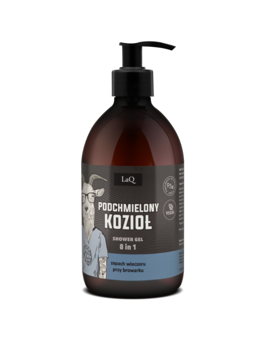 Żel pod prysznic 8w1 podchmielony kozioł black 500 ml | Laq