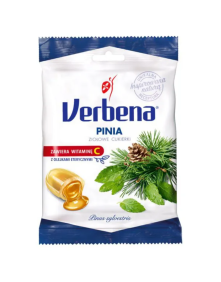 Ziołowe cukierki pinia z wit C 60 g | Verbena