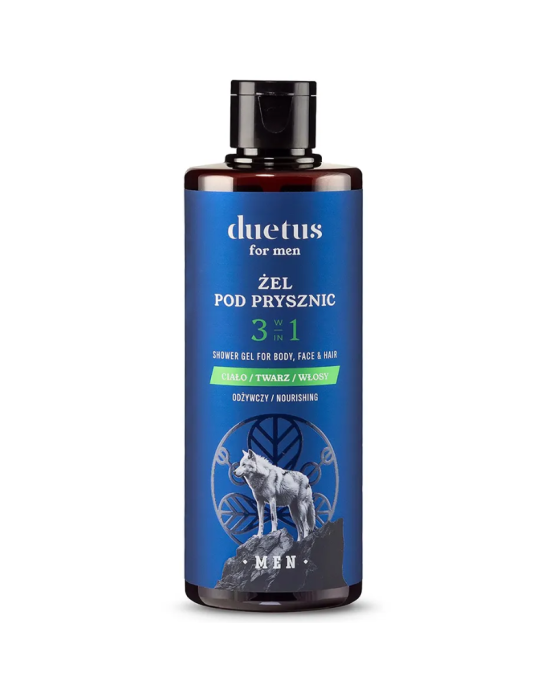 Odżywczy żel pod prysznic 3w1 300 ml | Duetus