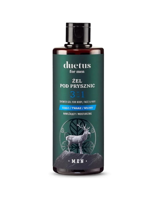 Nawilżający żel pod prysznic 3w1 300 ml | Duetus