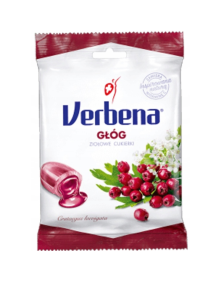 Ziołowe cukierki głóg z witaminą C 60 g | Verbena