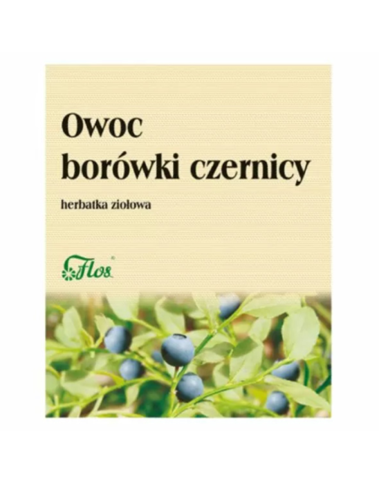 Herbatka ziołowa owoc borówki czernicy 50 g | Flos