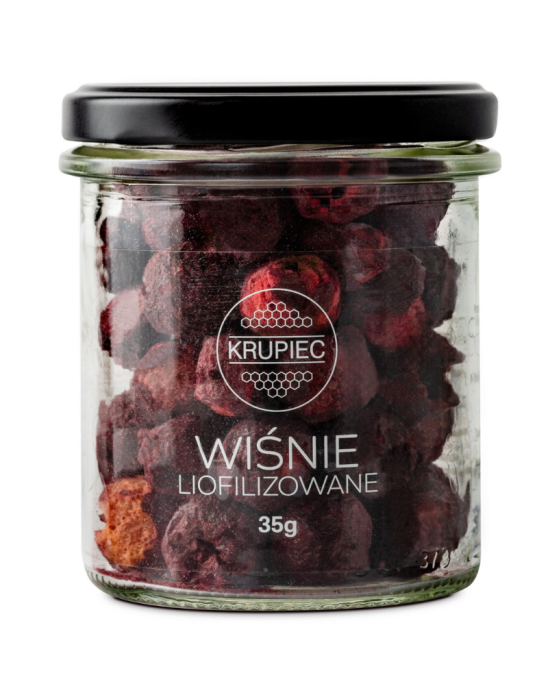 Wiśnie liofilizowane 35 g | Miody Krupiec