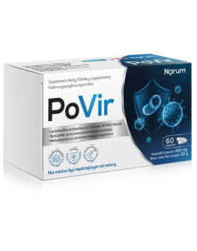 PoVir 400 mg osłabienie, nawracające infekcje 60 kaps | Narum