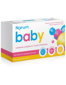 Baby probiotyk dla dzieci od 1 dnia życia* 30 kaps | Narum
