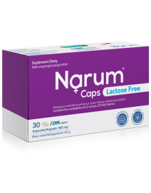 Caps lacrose free probiotyk bez laktozy 150 mg 30 kaps | Narum