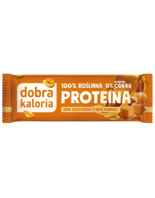 Baton proteinowy krem orzechowy z nutą karmelu 42 g | Dobra Kaloria