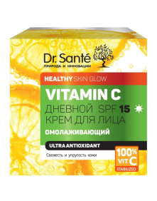 Regenerujący krem do twarzy na dzień z witaminą C 50 ml | Dr Sante