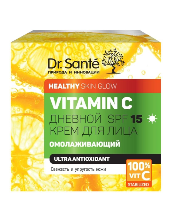 Regenerujący krem do twarzy na dzień z witaminą C 50 ml | Dr Sante