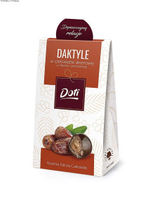 Daktyle w czekoladzie deserowej z imbirem 100 g | Doti