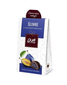Śliwki w czekoladzie deserowej 100 g | Doti