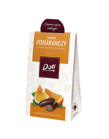 Skórka pomarańczy w czekoladzie deserowej 100 g | Doti