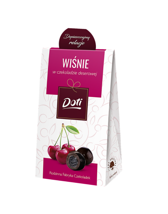 Wiśnie w czekoladzie deserowej 100 g | Doti
