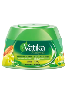 Krem do stylizacji włosów oliwka, henna, migdał 210 ml | Vatika