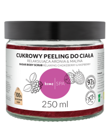 Cukrowy peeling do ciała relaksująca aronia & malina 250 ml | Home Spa
