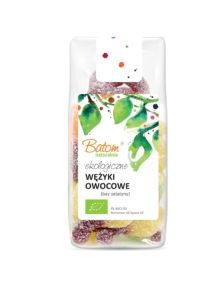 Wężyki owocowe bez żelatyny 125 g | Batom