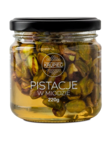 Pistacje w miodzie 220 g | Miody Krupiec