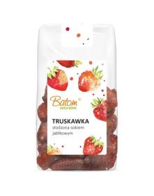Truskawka słodzona sokiem jabłkowym 100 g | BATOM
