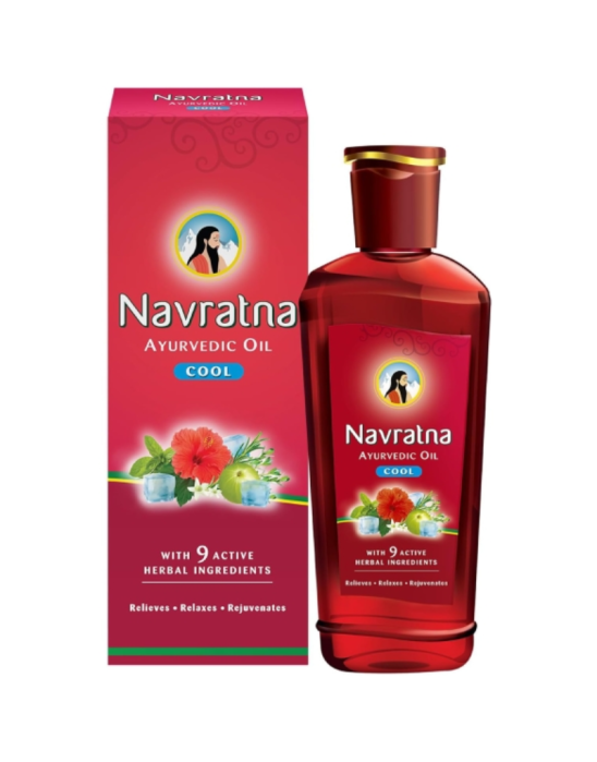 Ajuwerdyjski olejek do włosów i masażu 200 ml | Navratna