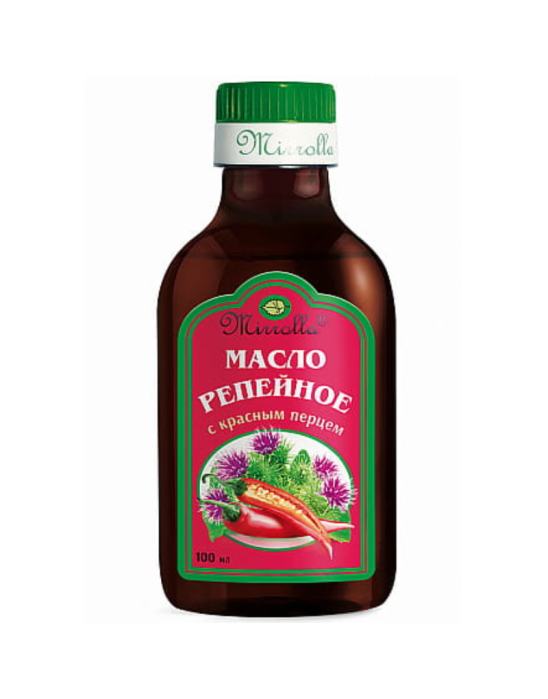 Łopianowy olejek do włosów z papryczką 100 ml | Mirolla