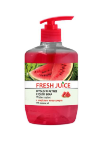 Mydło w płynie arbuzowe z olejkiem kokosowym 460 ml | Fresh Juice