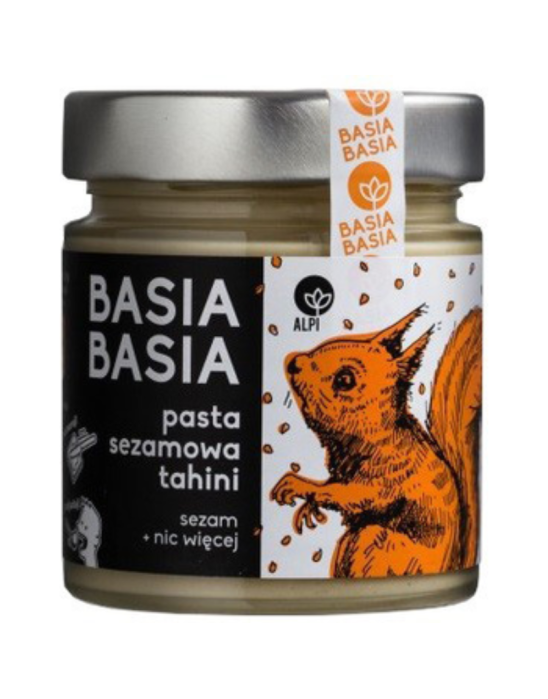 Pasta sezamowa tahini 210 g | Basia Basia