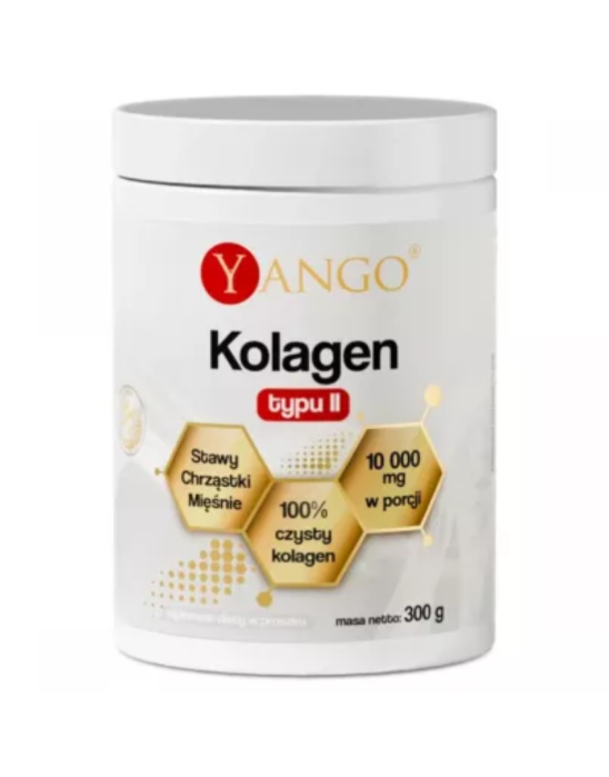 Kolagen wołowy typu II 300 g | Yango