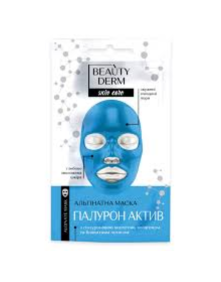 Maska alginatowa do twarzy peel-off aktywny hialuron 20 g | Beauty Derm
