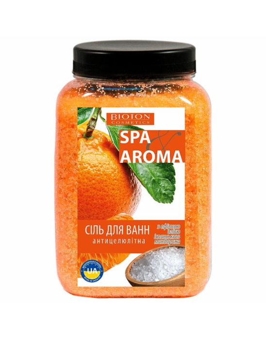 Antycelulitowa sól do kąpieli z hiszpańskiej mandarynki 750 g | Spa&Aroma