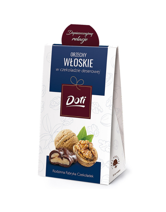 Orzechy włoskie w czekoladzie deserowej 100 g | Doti