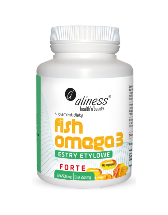 Fish omega-3 estry etylowe forte 60 kaps | Aliness