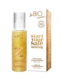 Naturalny odżywczy olejek ze złotymi drobinkami 100 ml | beBIO cosmetics