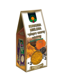 Kurkuma mielona + pieprz czarny mielony 50 g | Natura Wita
