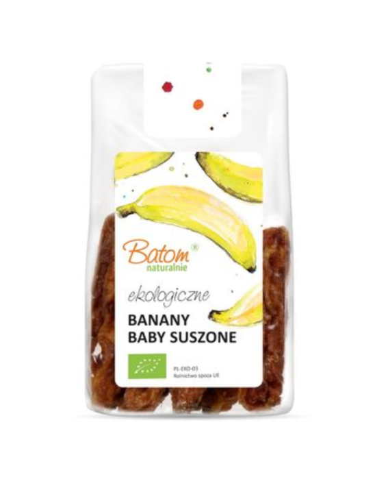 Banany baby suszone 100 g | Batom