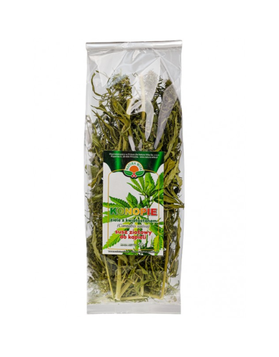 Konopie ziele z kwiatostanem do kąpieli 50 g | Natura Wita