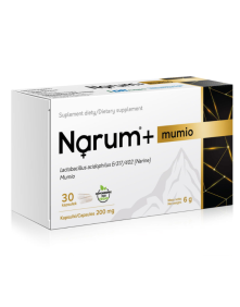 Mumio prawidłowy metabolizm + mumio 30 kaps | Narum