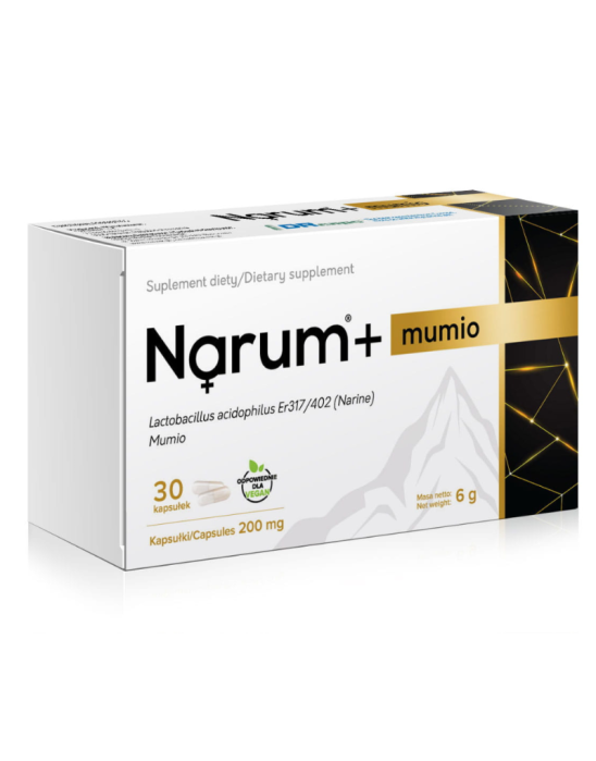 Mumio prawidłowy metabolizm + mumio 30 kaps | Narum