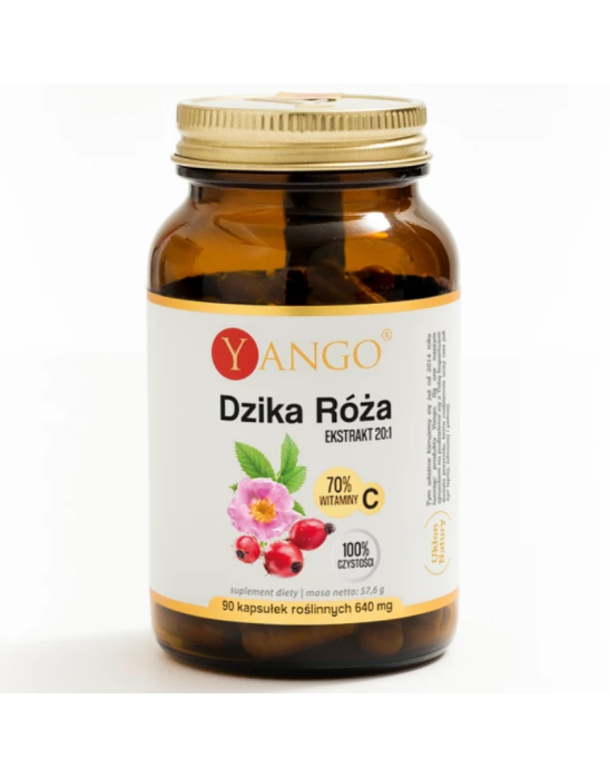Dzika róża 640 mg 90 kaps | Yango