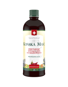 Spirytusowy wyciąg z ziół do smarowania rozgrzewający 400 ml | Swiss Medicus