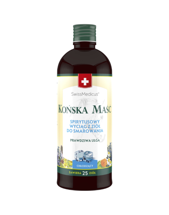 Spirytusowy wyciąg z ziół do smarowania chłodzący 400 ml | Swiss Medicus