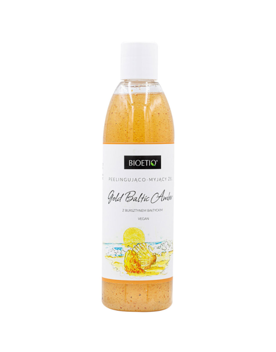 Peelingująco-myjący żel z bursztynem bałtyckim 300 ml | Bioetiq