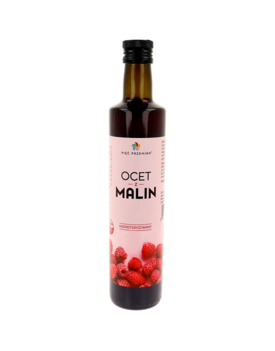 Ocet z malin 250 ml | Pięć Przemian
