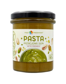 Pasta pistacjowa 100 % 180 g | Pięć Przemian